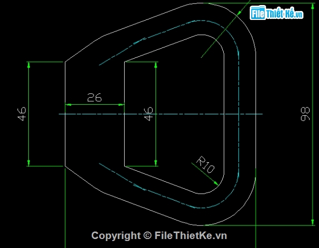 đai ốc,cad đai ốc,đai ốc chi tiết